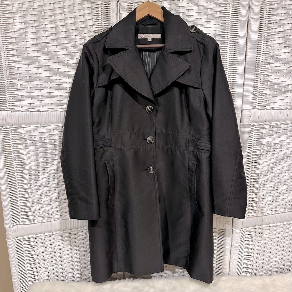 Kenneth Cole Grey Wolf trench coat XL